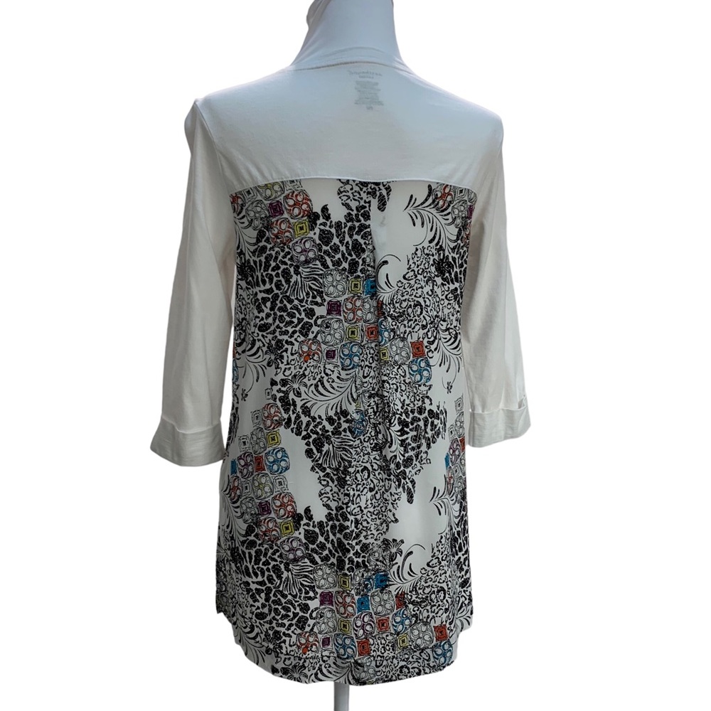 Westbound 3/4 sleeve cotton tunic.  Size PM.  3 for $15. - Picture 3 of 6